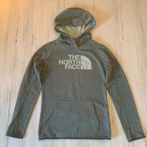 💚5/$25 SALE!💚 North Face Green/Light Green Half Dome Pullover Hoodie Sz XS/TP